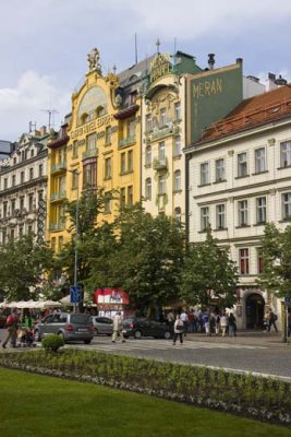 Grand Hotel Europa and Hotel Meran on Wenceslas Square