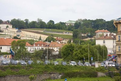 Vineyards seen from Manes Bridge.  Close to Strahovsky Klaster