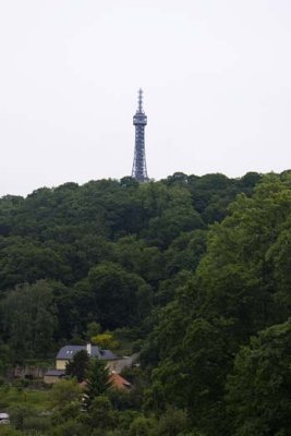 Replica of Eiffel Tower on Petrin Hill