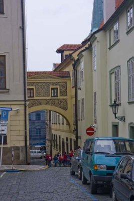 Interesting crosswalk in Lesser Town