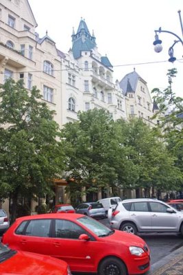 Buildings along Parizska