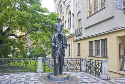 Statue of Franz Kafka
