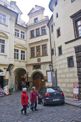 Golden Ring House in the Ungelt area behind Tyn Church off Staromestske Square
