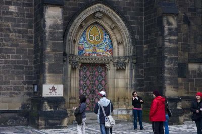Entrance to Church of St. Peter and St. Paul at Vysehrad