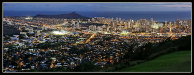 On the left of the far side was Diamond Head. 