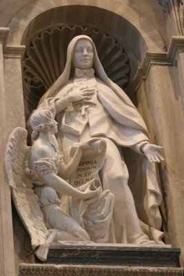 St Frances Cabrini at St Peter Basilica, Rome .....>