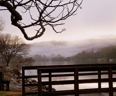 Fog Over Clinch River - East Tennessee