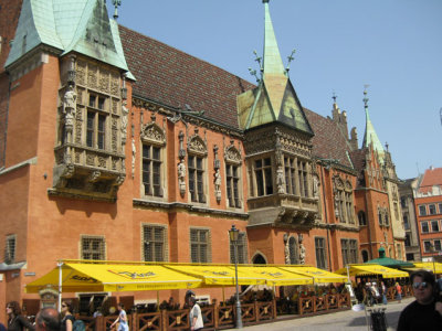 WROCLAW. Spiz restaurant in Town Hall.