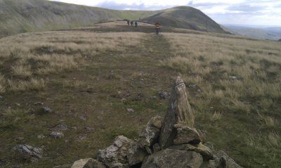View along the ridge from Gray Crag