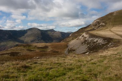 View across the valley