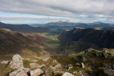 View north towards Keswick