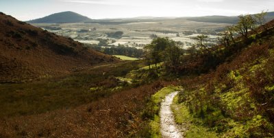 View back down to our start point