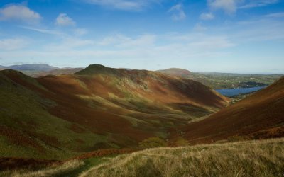 Looking down Fusedale to Ullswater