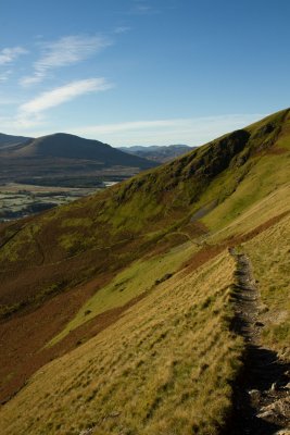 Nearer the top of Mousthwaite Comb
