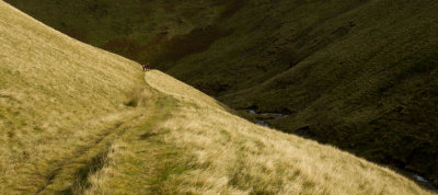 Path down along Glenderamackin River