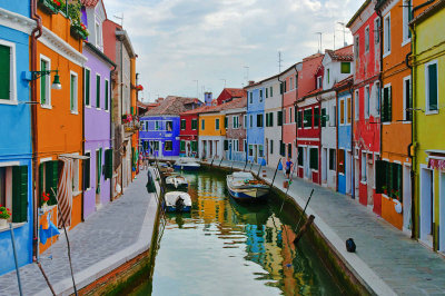 2nd Place-tie Colorful Houses by GeraldH