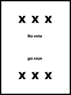 No vote