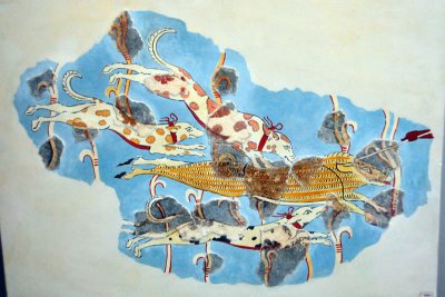 Ancient fresco in the Archeological Museum