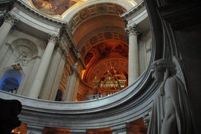 Napoleon's tomb - see from the lower level