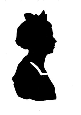 My mother in silhouette  1921
