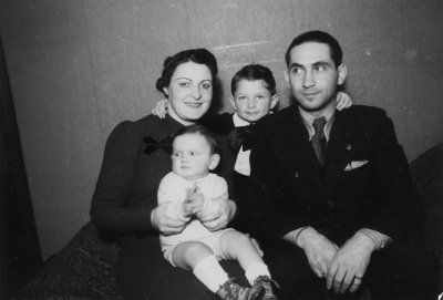 My mother's brother Stasiek and family - April 1939