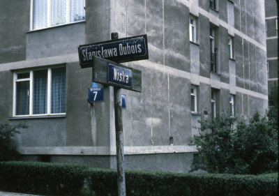 Corner of Niska and Stanislawa Dubois Streets - September 1980