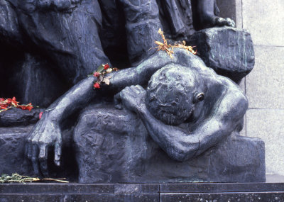 Detail of Warsaw Ghetto Memorial - September 1980