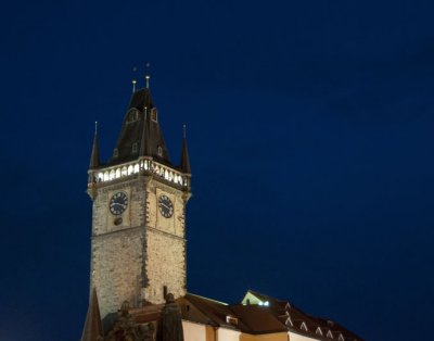 Old Town Square at Night