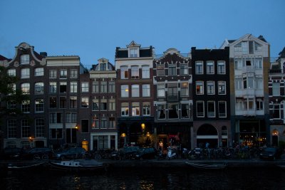 Canal Houses in the Early Evening