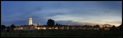 4657 Deventer skyline before sunrise