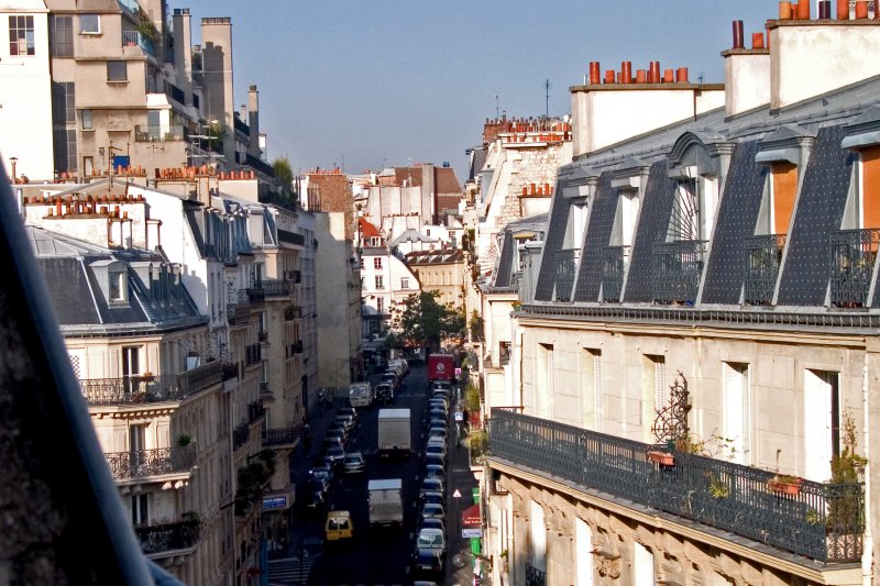 Rue Lacpde from our apartment