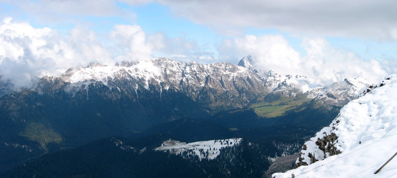 Looking north from Seceda