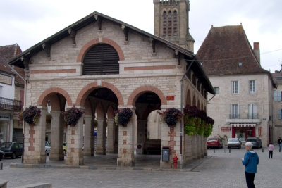Susan at Place de la Halle, a covered market