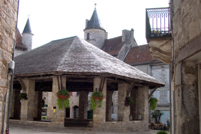 Covered market at Martel