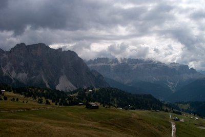 Gruppo del Sella in the distance