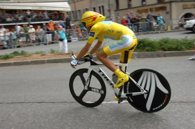 Contador in time trial form