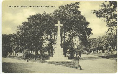 New Monument St Helens Cemetery
