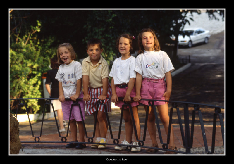 Gala, Ander, Lara i Aida  any 1996