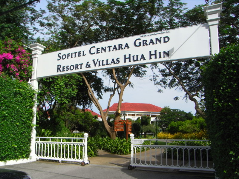 Resort entrance