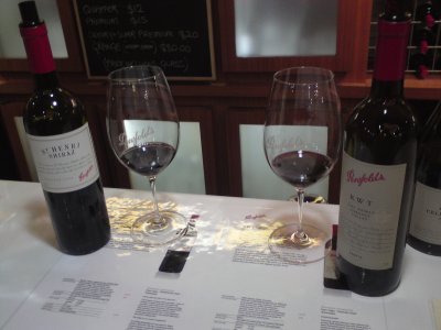 Wine tasting @ Penfolds