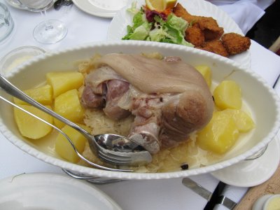 German dinner in Bern