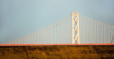 The San Francisco Bay Bridge from that area