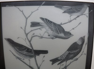 Close-up of Kindle 2's birds
