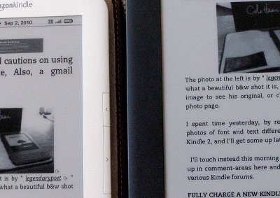 Text closer-up - Kindle 3 & Kindle DX Graphite