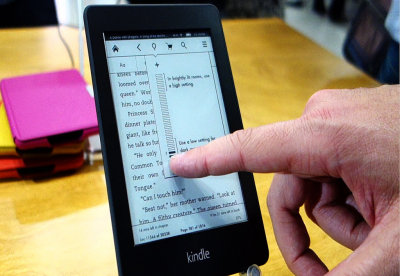 From my video of a Kindle Paperwhite demo 