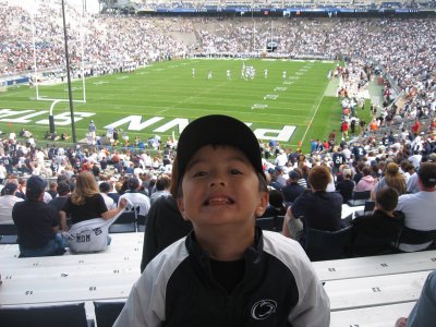 Kyle at the Penn State Football Game