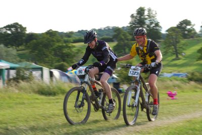 A solo rider gets a helping hand