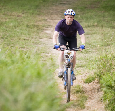 me riding my first lap