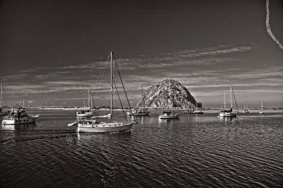 2/8/09- Morro Bay in Sepia