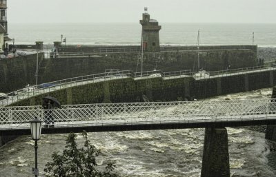 lynmouth in the rain